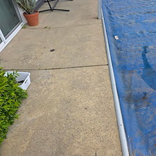 Poolside Concrete & Side Pathway Cleaning in Rancho Palos Verdes, CA 3